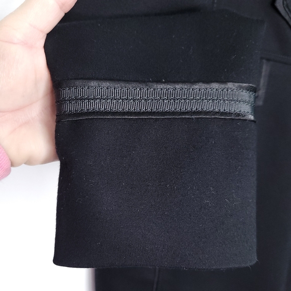 WHITE HOUSE BLACK MARKET Women's Black Full Zip Pea Coat SMALL - Picture 5 of 16